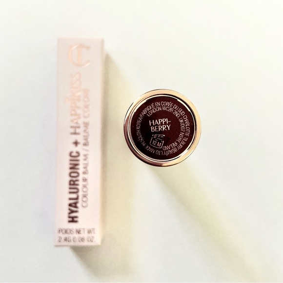 Charlotte Tilbury Hyaluronic Happikiss Lipstick Balm in Happiberry Full Size - Picture 2 of 6